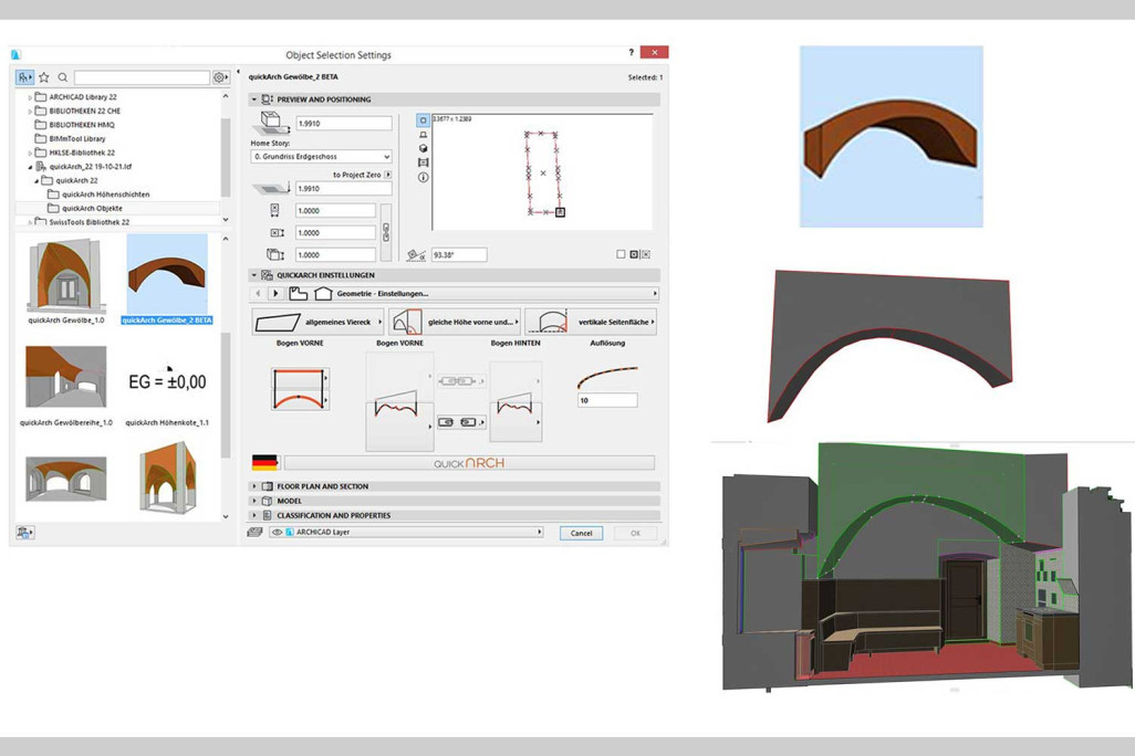 QuickArch, Gewoelbe, Dialog-02, HMQ AG
