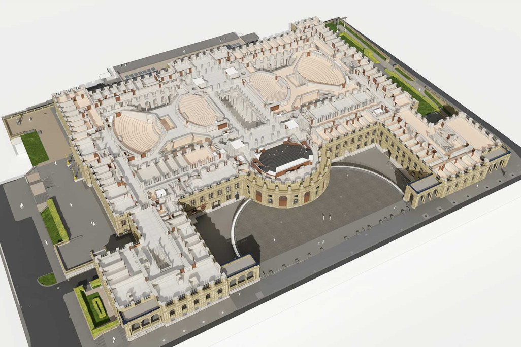 Bâtiment principal de l'ETH Zurich, mesure du bâtiment, modélisation du plan 3D, HMQ AG