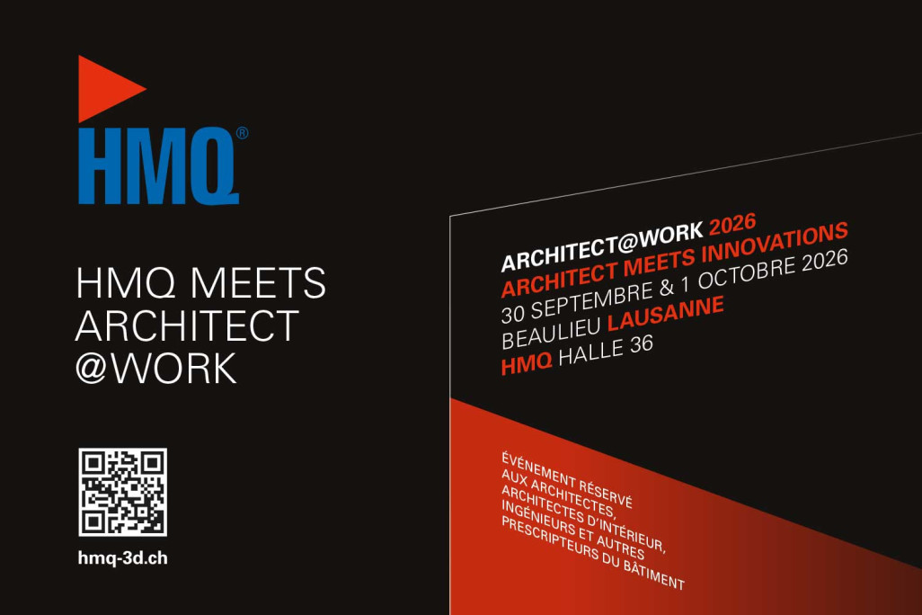 HMQ lors du salon architect@work à Lausanne