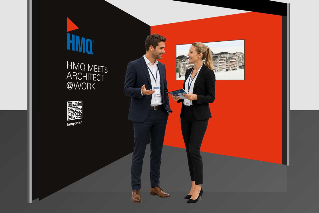 HMQ sur le stand architect@work à Lausanne
