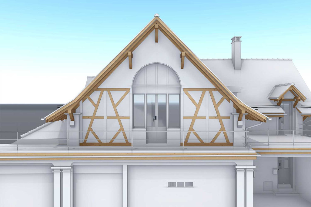 Aarau, modèle 3D issu d'un relevé topographique, HMQ AG