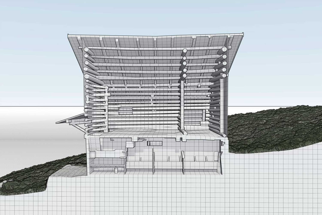 Mayen dans les Grisons, mesure en coupe transversale 3D, HMQ AG
