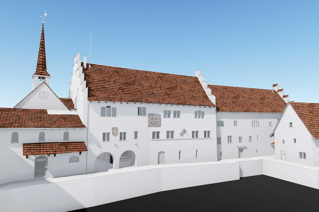 Maison Ritterhaus à Bubikon, modèle BIM 3D, HMQ AG