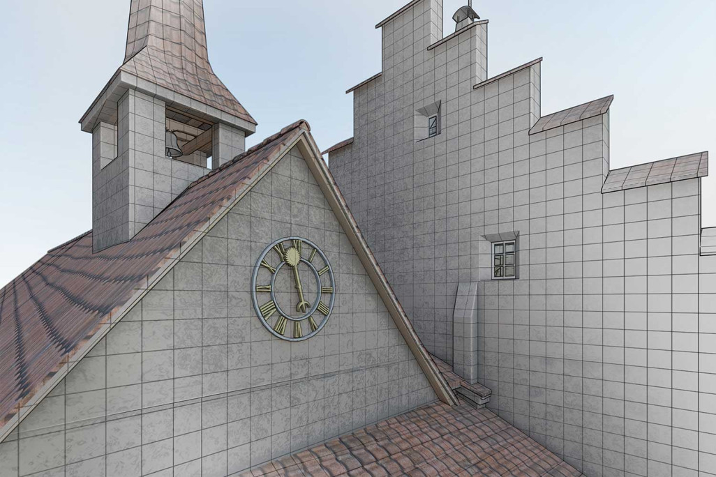 Maison Ritterhaus Bubikon, tour 3D, HMQ AG