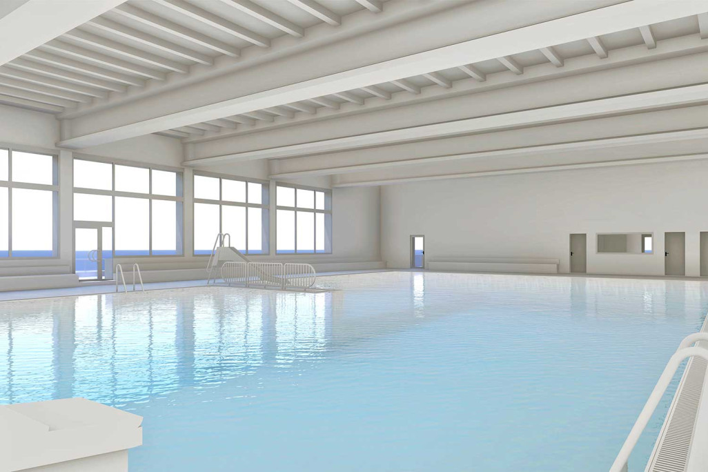 Relevé 3D du bâtiment Frick Vitamare en Argovie, HMQ AG