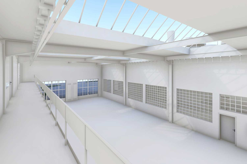 Winterthour, maquette 3D du dépôt industriel, HMQ AG