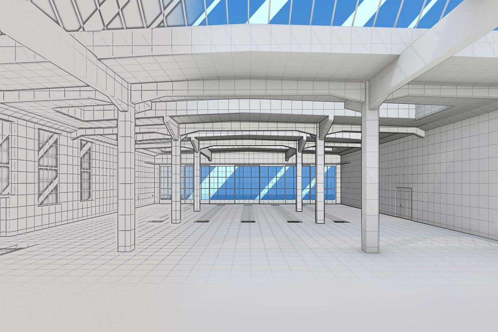 Winterthour, modélisation 3D d'une installation industrielle, HMQ AG