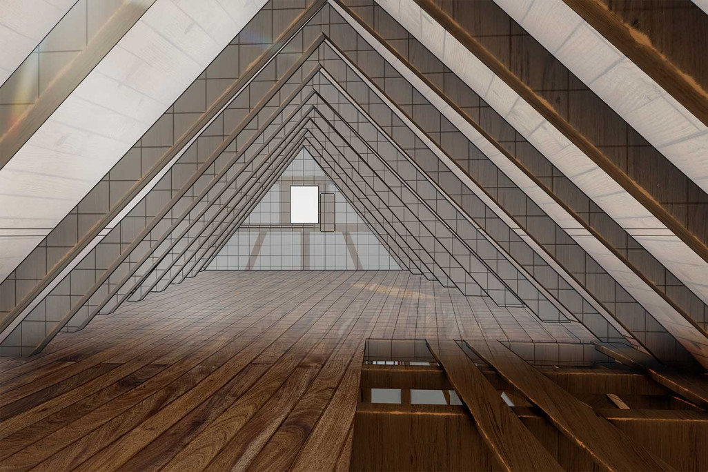 Combles en 3D à partir d'un modèle 3D, HMQ AG