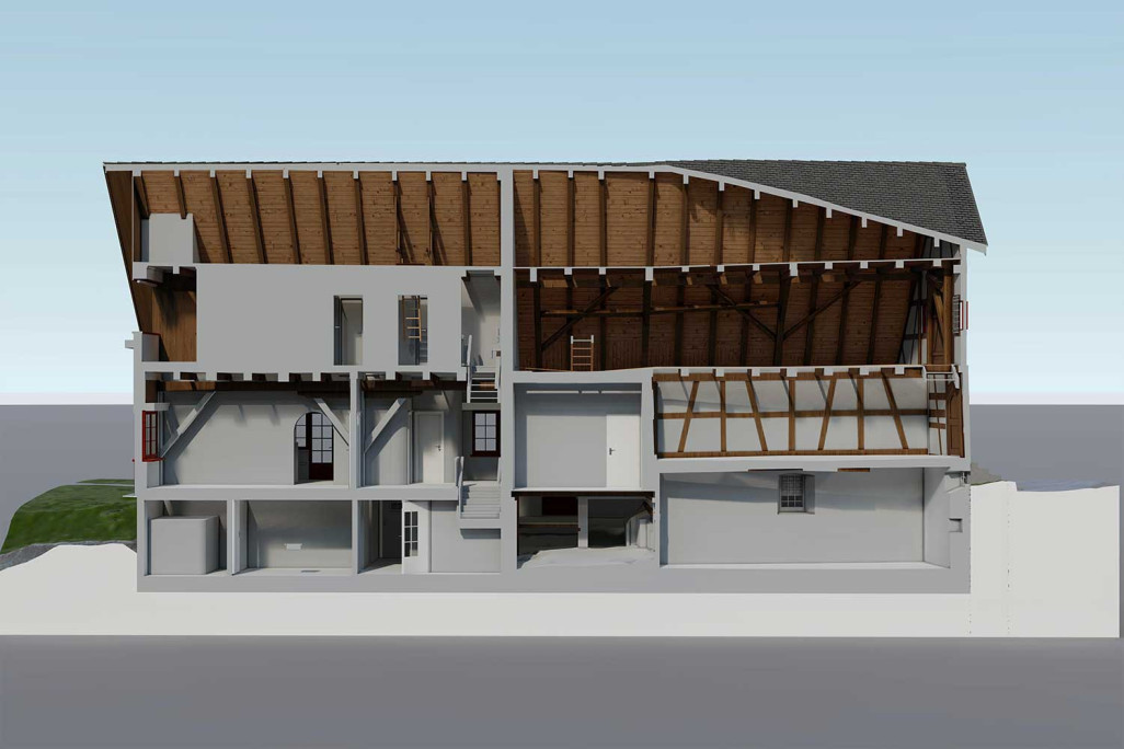 Coupe 3D à partir d'un modèle 3D, HMQ AG