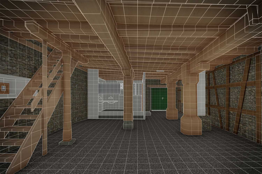 Zurich, conception 3D de la maison des compagnons à Stäfa, mesure du bâtiment, HMQ AG