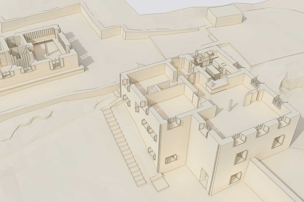 Saas-Grund VS, cabane Weissmies du CAS, mesure 3D, HMQ AG