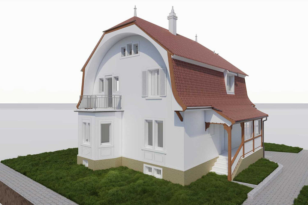 Stein AG, villa, modèle BIM 3D, HMQ AG