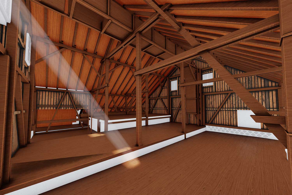 Auw AG, grange, mesure du bâtiment, grenier, HMQ AG