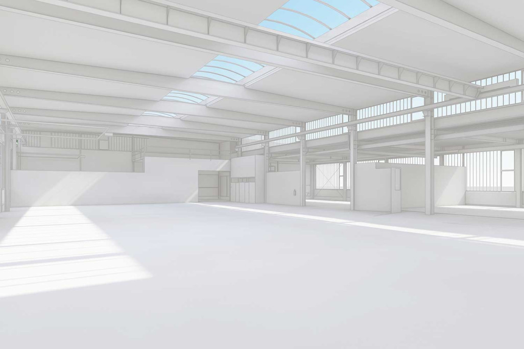 Mesure du bâtiment de la zone industrielle à Marthalen, HMQ AG