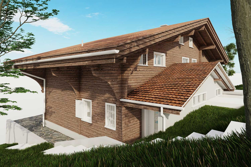 Jumeau numérique d'un chalet à Mürren, HMQ AG