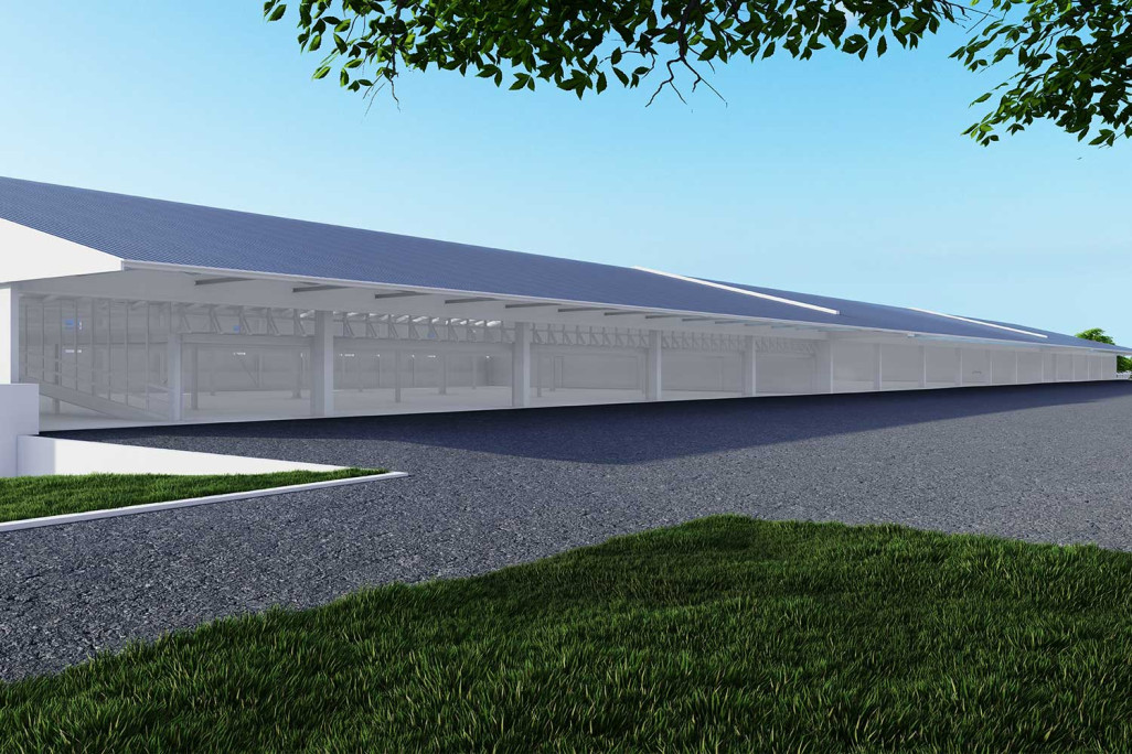 Bronschhofen SG, succursale Modèle 3D du site, HMQ AG