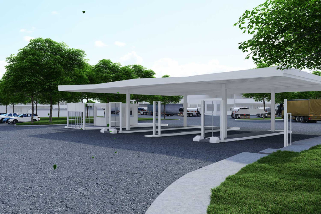 Bronschhofen SG, succursale du service de métrologie des réservoirs, HMQ AG