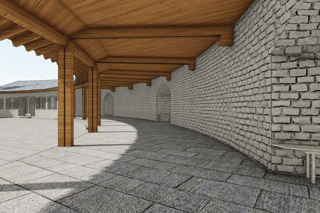 Modélisation 3D avec ArchiCAD, Munot à Schaffhouse, HMQ AG