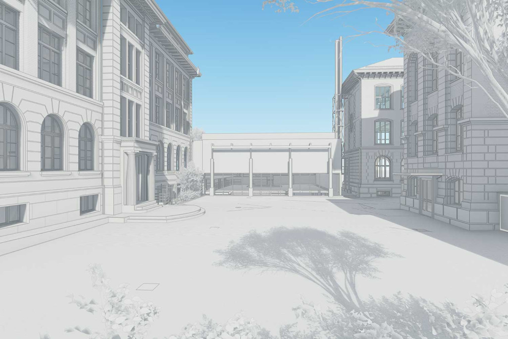 École d'ingénieurs de Burgdorf sous forme de modèle 3D, HMQ AG