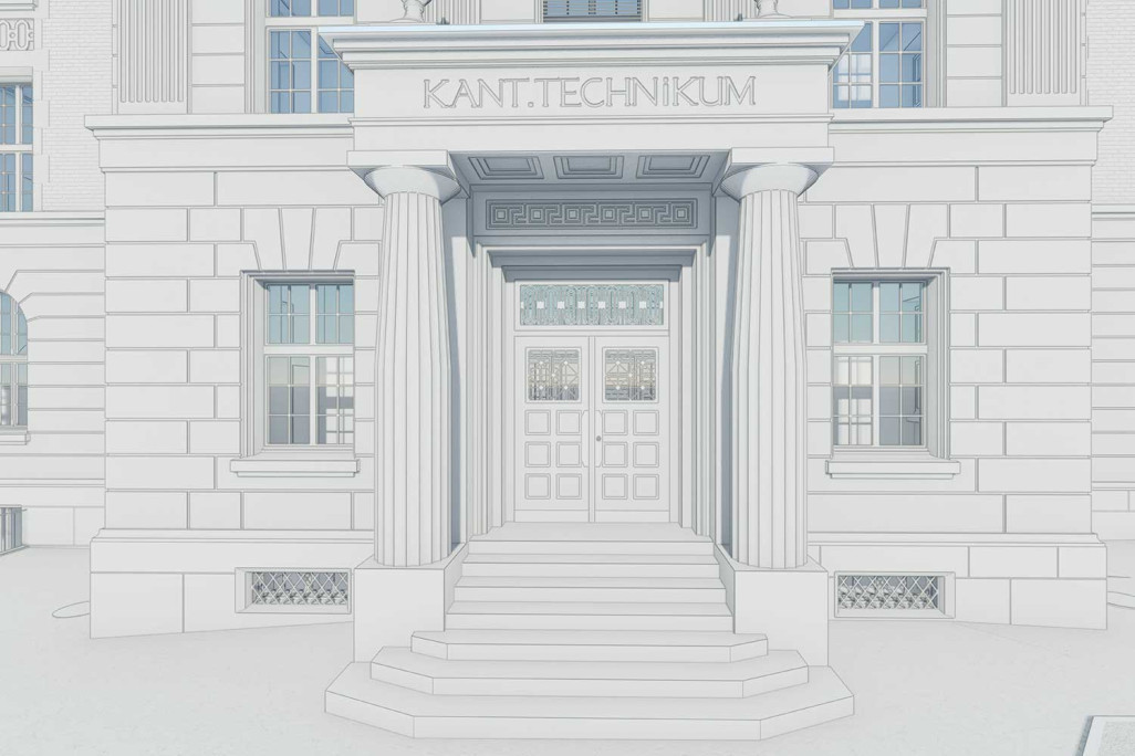 Évaluation conforme à la pierre de la façade de l'école d'ingénieurs de Burgdorf, HMQ AG