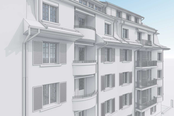 immeuble résidentiel