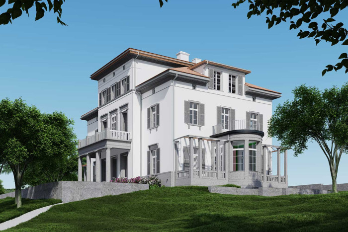 Villa au bord du lac