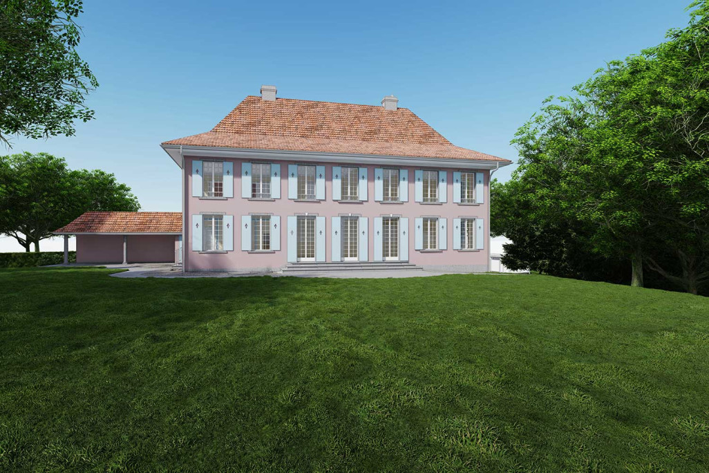 Relevé architectural d'une villa à Kastanienbaum, HMQ AG