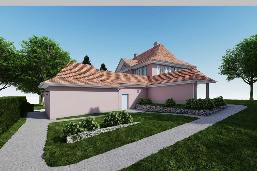 Fichier ArchiCAD et IFC de la villa à Kastanienbaum, HMQ AG