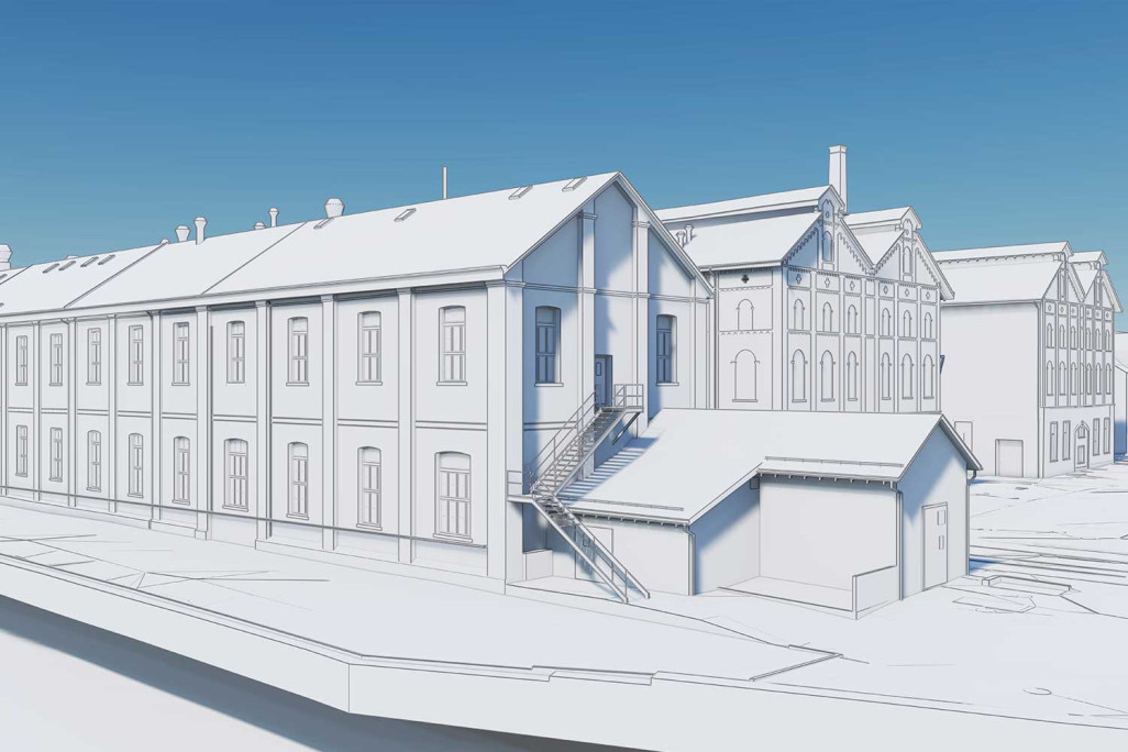 Modélisation 3D avec ArchiCAD de l'école cantonale et professionnelle à Uetikon am See, HMQ AG