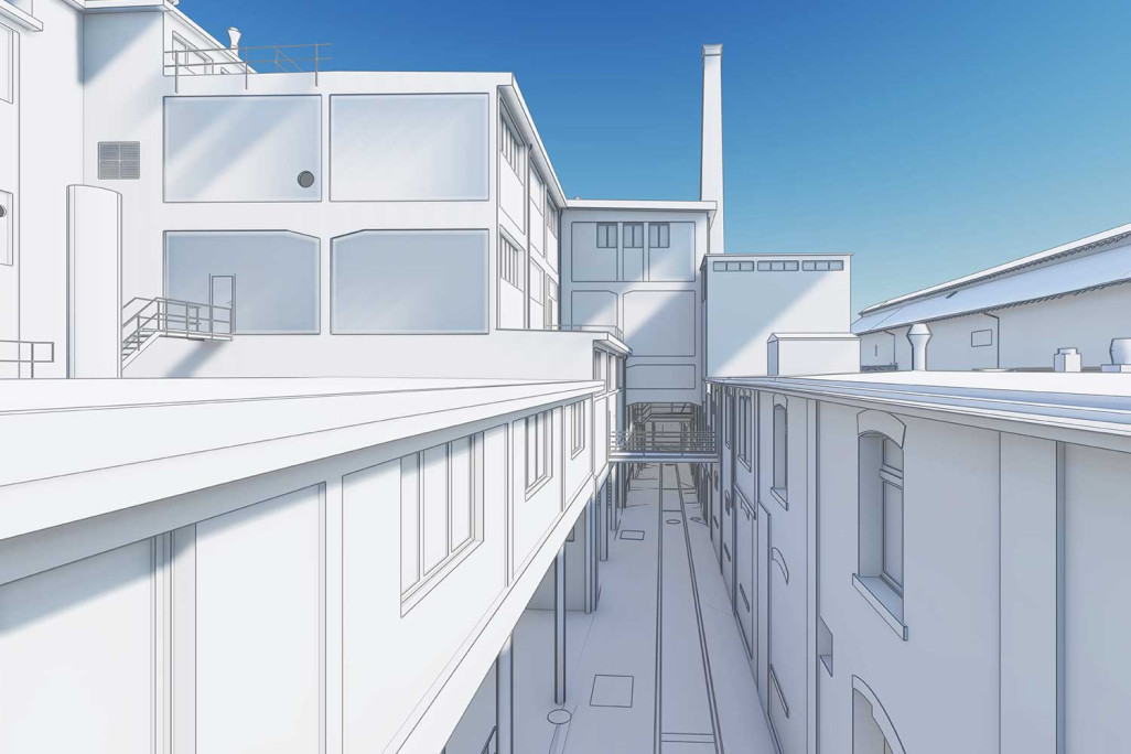 Modèle BIM 3D de l'école cantonale et professionnelle à Uetikon am See, HMQ AG