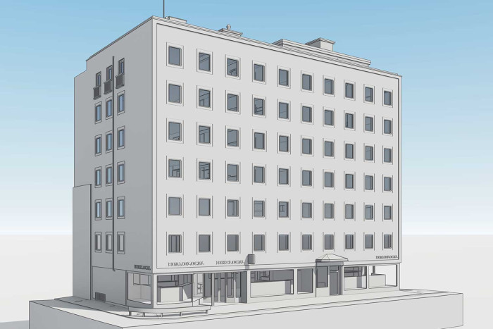 Immeuble résidentiel et commercial