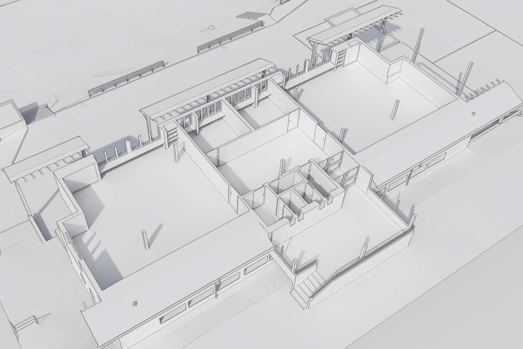 Plan en 3D du complexe scolaire Rietli à Schöfflisdorf, HMQ AG