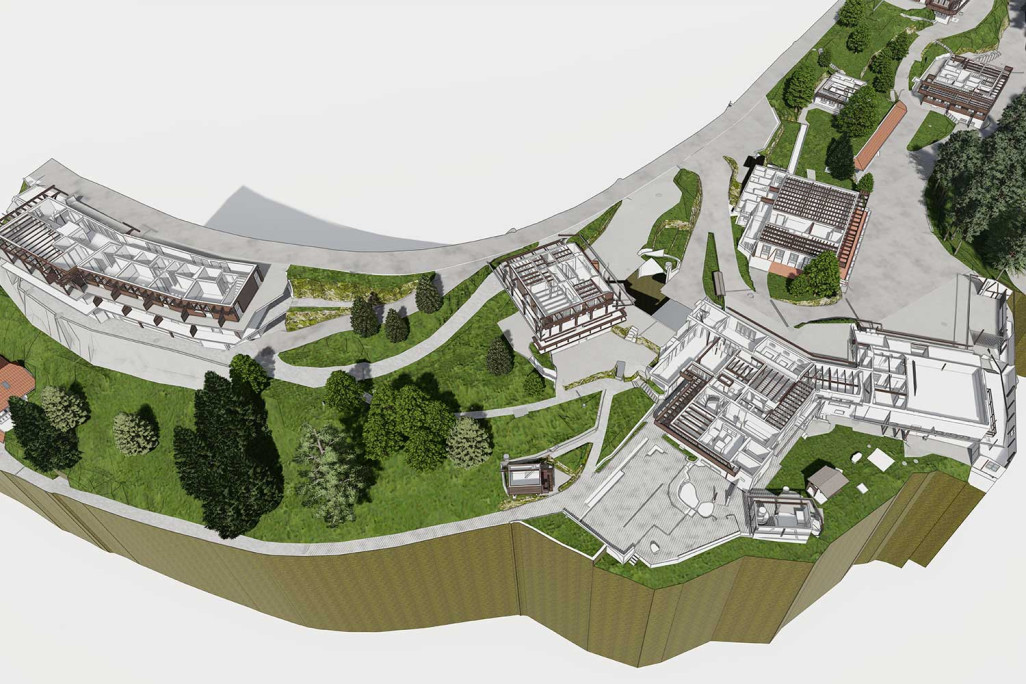 Zäziwil, hôtel Appenberg, relevé du bâtiment, plan 3D, HMQ AG