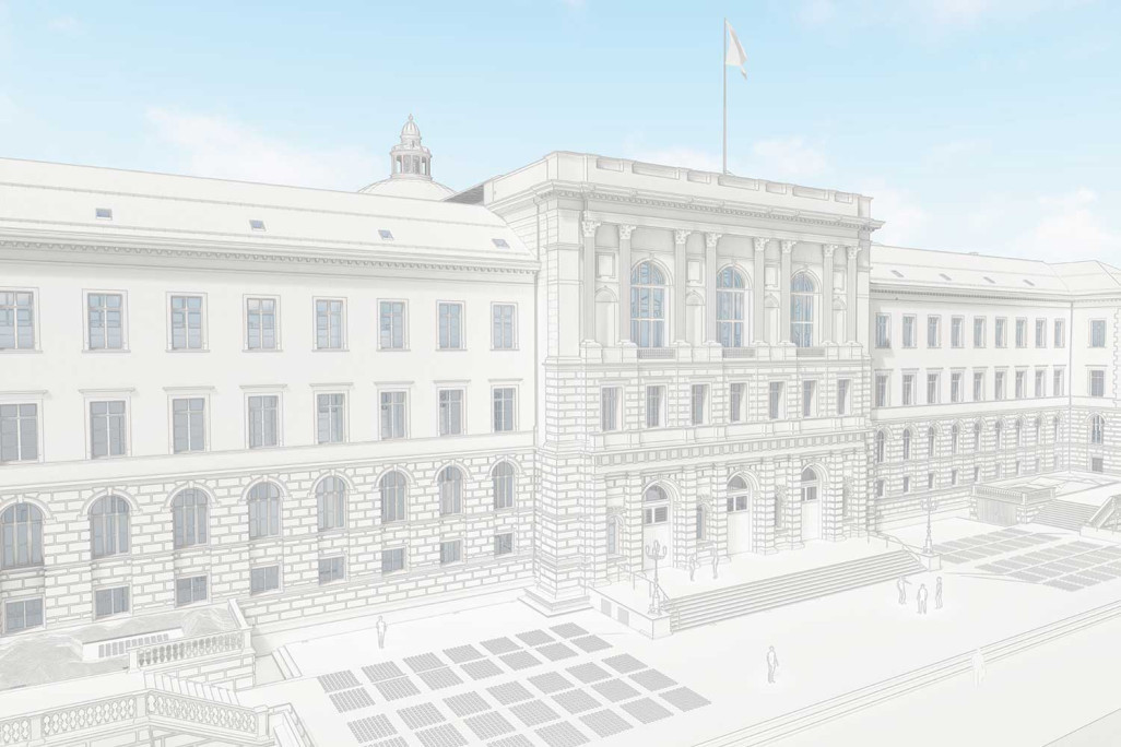Bâtiment principal de l'ETH Zurich, relevé 3D de la façade par Weissodell, HMQ AG