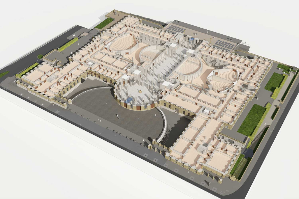 Bâtiment principal de l'ETH Zurich, relevé du bâtiment, modélisation en 3D, HMQ AG