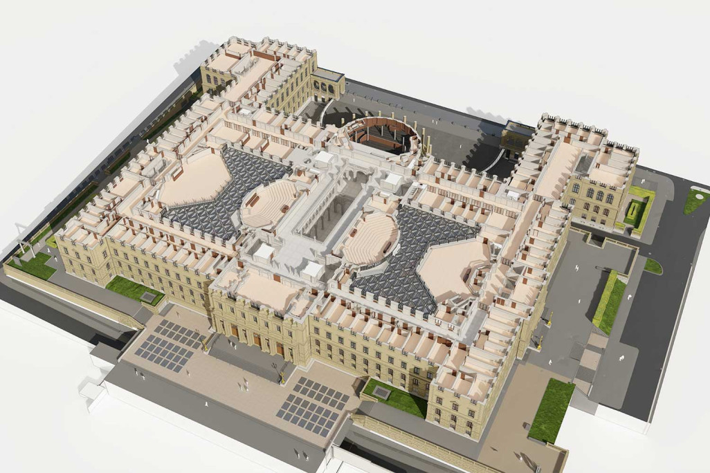 Bâtiment principal de l'ETH Zurich, mesure du bâtiment, modèle BIM, plan 3D, HMQ AG