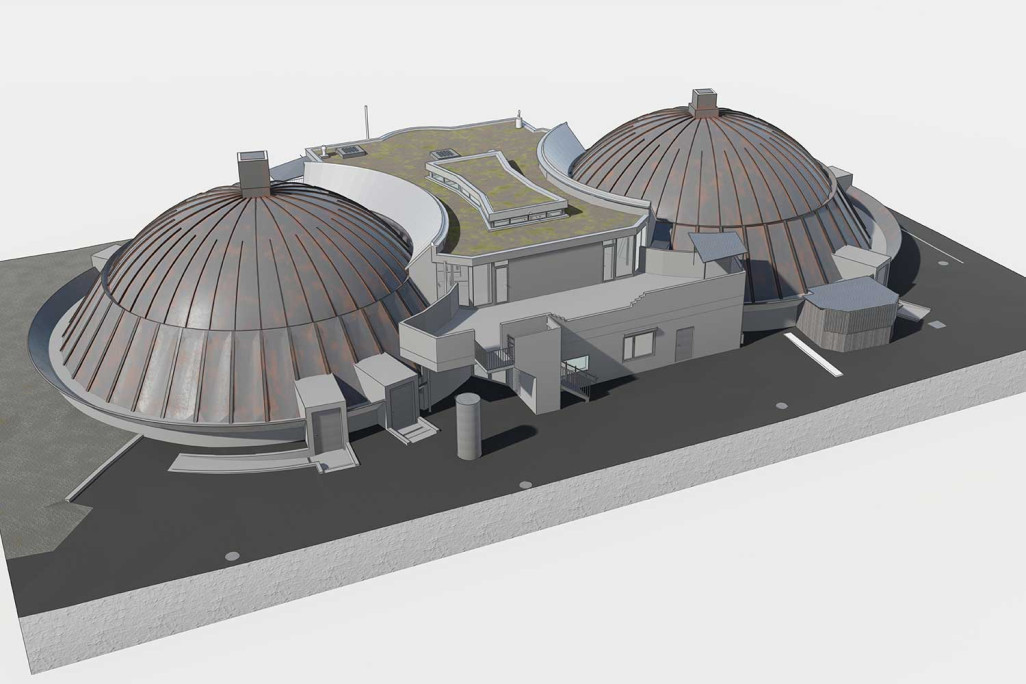 Relevé du bâtiment et modélisation 3D de la chaudière à gaz à Berne, HMQ AG