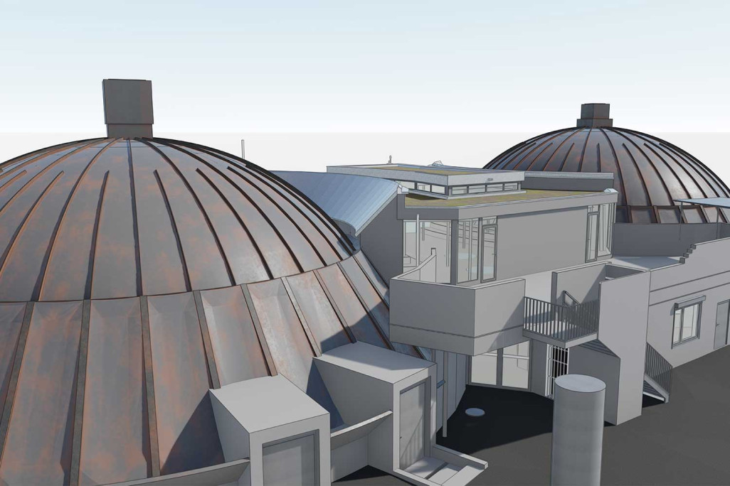 Mesure du bâtiment de la chaudière à gaz à Berne, HMQ AG