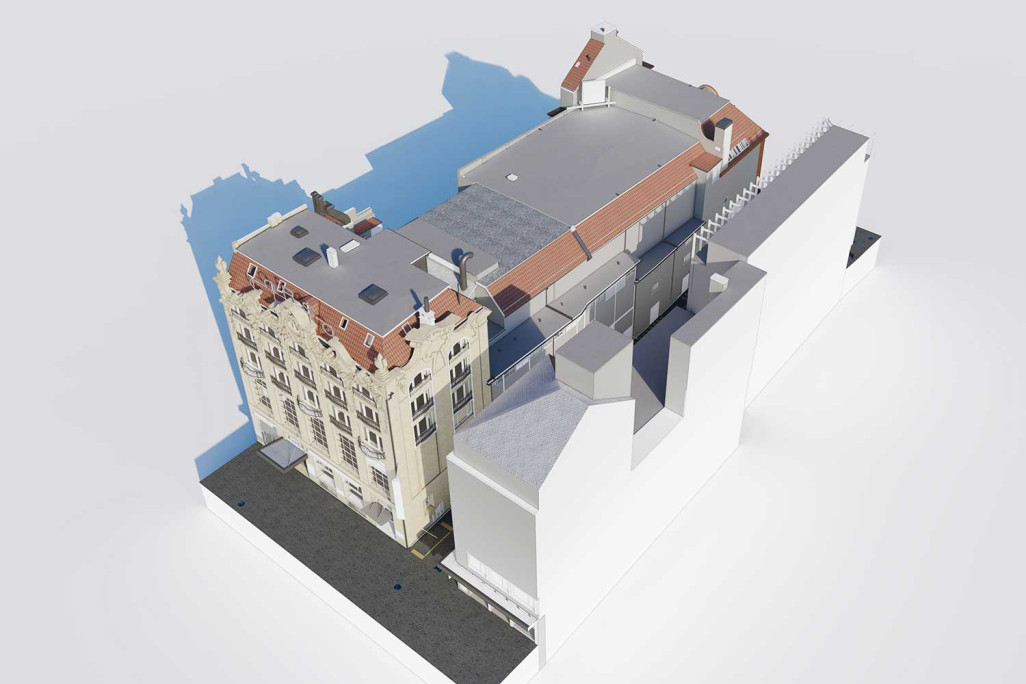 Inventaire et modélisation 3D du Corso à Zurich, HMQ AG