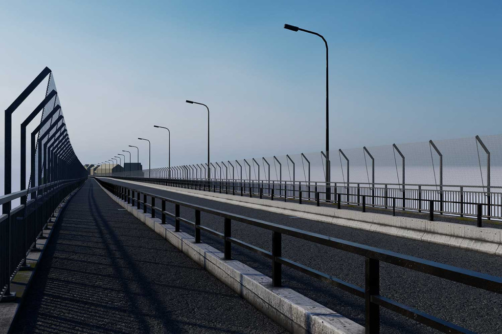Saint-Gall, pont Fürstenland – pont routier en 3D, HMQ AG