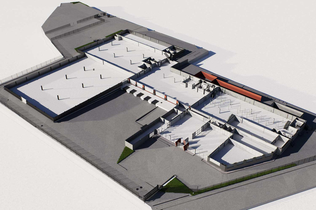 Bussigny (VD), modélisation 3D d'un entrepôt avec ArchiCAD, HMQ AG