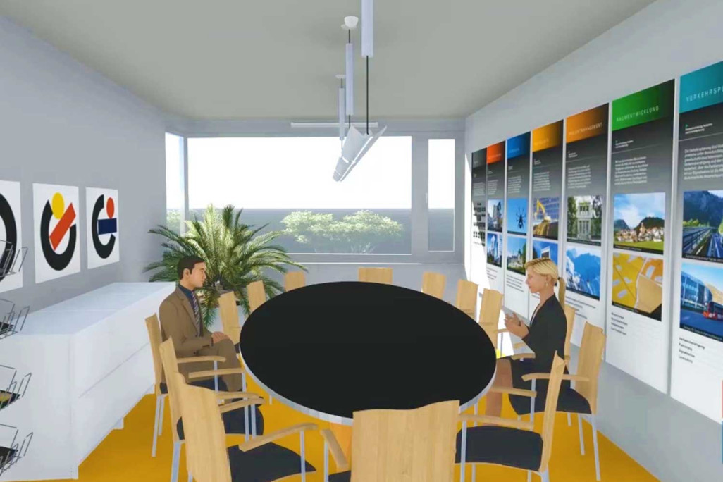 Modèle de données de bâtiment en 3D, HMQ AG