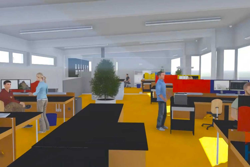 Modèle de données de bâtiment en 3D, HMQ AG