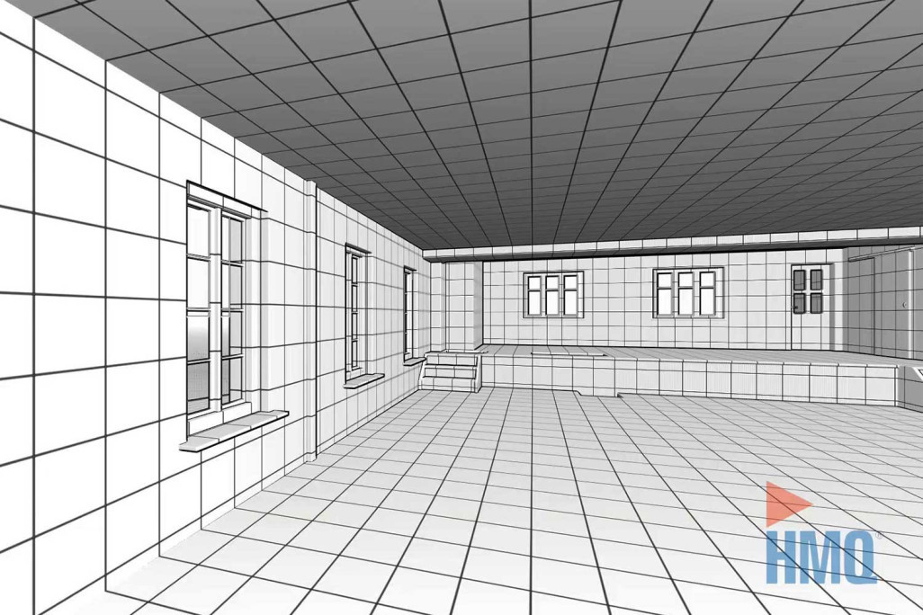Modèle 3D avec maillage 3D, HMQ AG