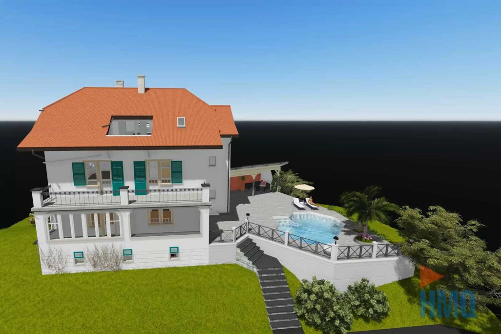 Modèle 3D Sunegg à partir de données 2D, HMQ AG