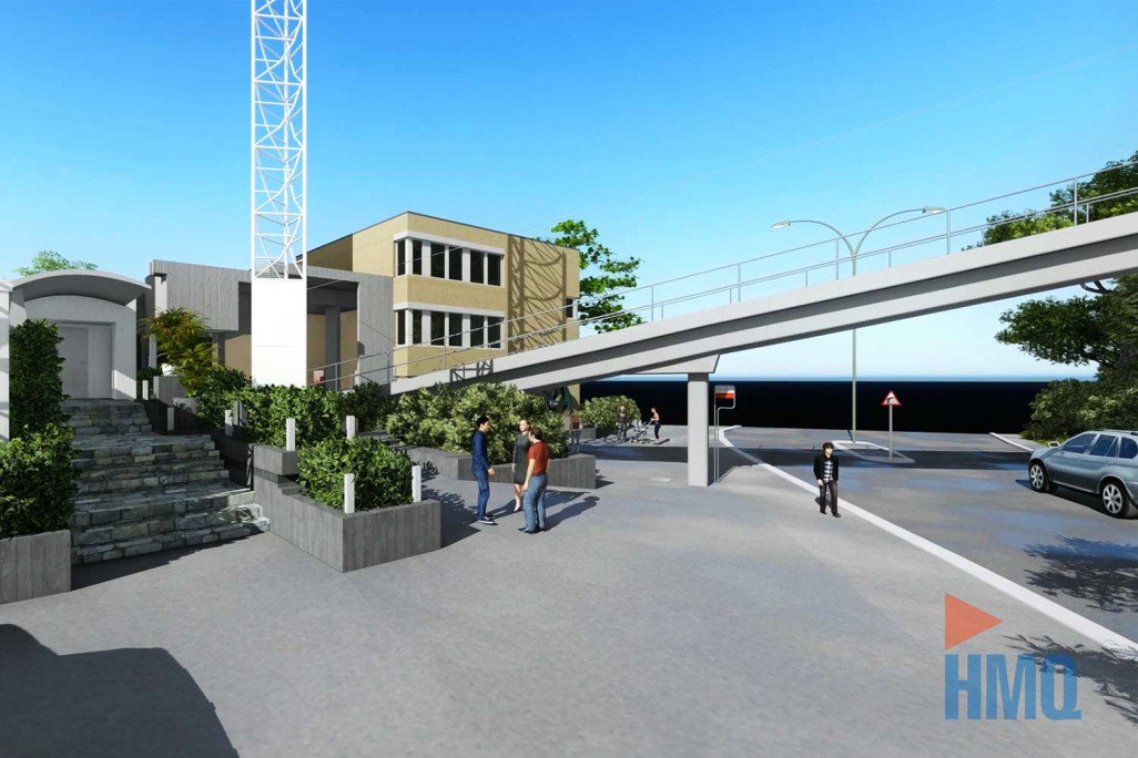 Modélisation 3D du pont Dolderbahn, HMQ AG