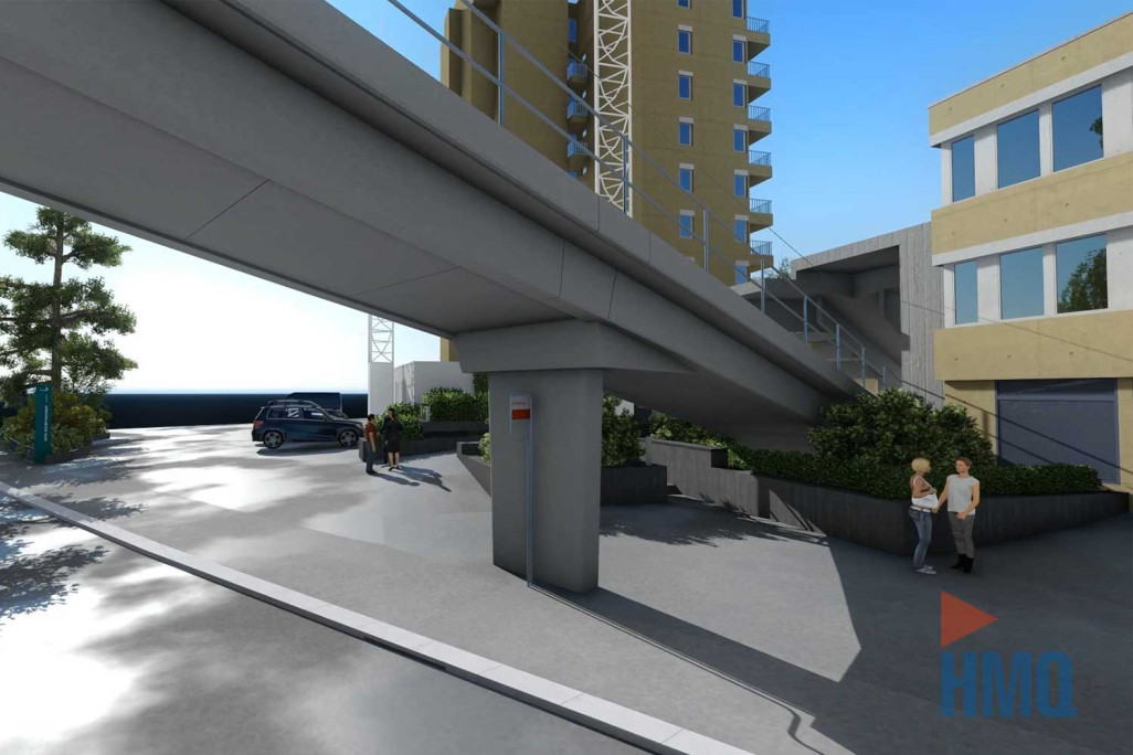 Modèle 3D du pont Dolderbahn, HMQ AG