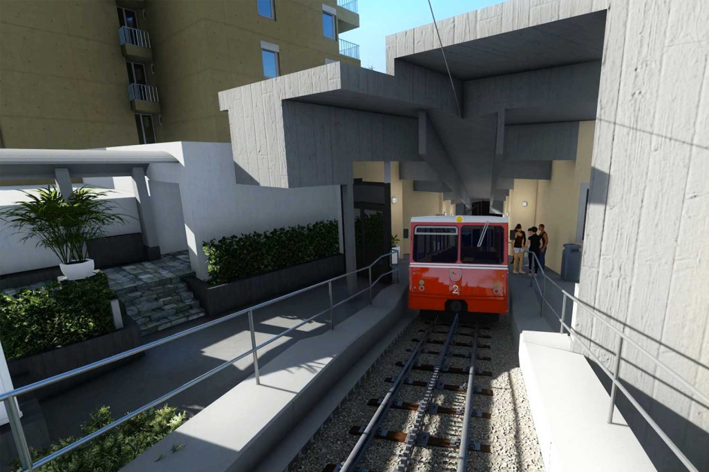 Modèle 3D du Dolderbahn, HMQ AG