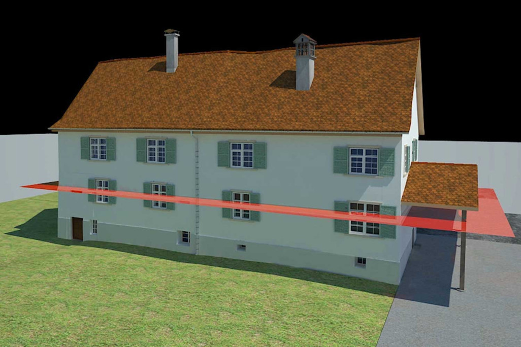 Modèle 3D à partir d'un plan 2D, HMQ AG