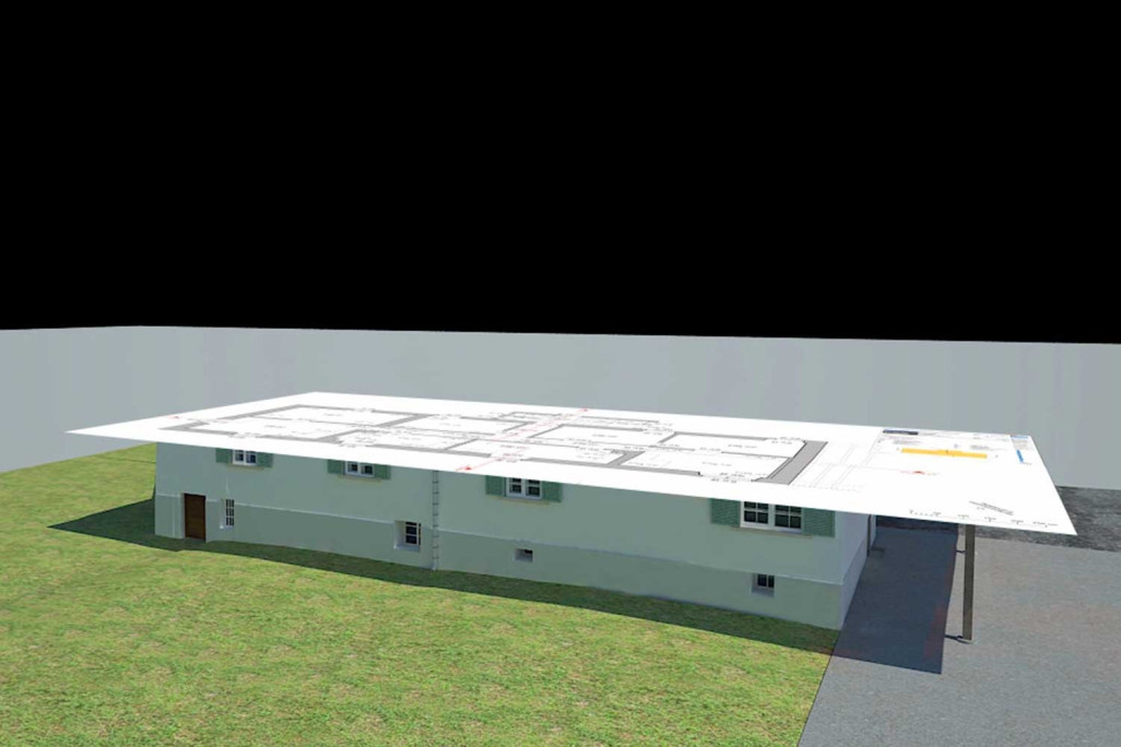 Modélisation 3D à partir d'un plan 2D, HMQ AG